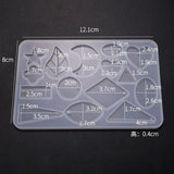 Crystal Epoxy Pendant Earring Silicone Decoration Mold
