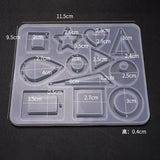 Crystal Epoxy Pendant Earring Silicone Decoration Mold