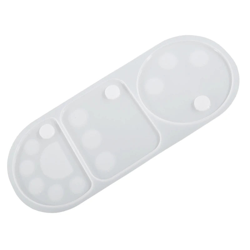 Crystal Epoxy Resin Makeup Palette Silicone Mold
