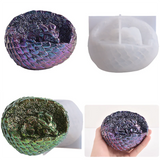 Crystal Epoxy Resin Dinosaur Eggs Silicone Mold