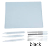 DIY Crystal Epoxy Resin Folder Drawing Board Handout Folder Silicone Mold
