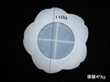 DIY Crystal Epoxy Resin Mirror Petal Flower Plate Silicone Mould