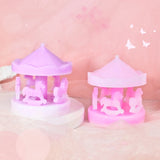 3D Carousel Horse Silicone Mold for Epoxy Resin Casting