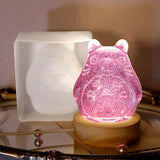 3D Totoro Pendulum Table Silicone Mold