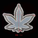 Resin Ashtray Silicone Mold Maple Leaf Coaster Hemp Leaf Mirror
