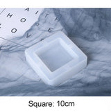 Epoxy Resin Ashtray Mold Small Round Square Mould DIY Jewelry Making