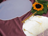 Crystal Epoxy Resin Mold Set for DIY Tea Cup Pad Tea Tray Holder