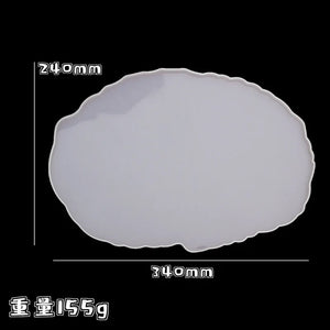 Crystal Epoxy Resin Mold Set for DIY Tea Cup Pad Tea Tray Holder