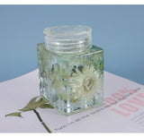 Crystal Epoxy Resin Mold Bottle Storage Jar With Lid Silicone Mold