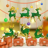 Christmas Elk Keychain Fawn Silicone Mold DIY Crystal Epoxy Resin Mold