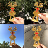 DIY Crystal Epoxy Resin Mold Christmas Elk Desktop Ornament
