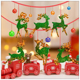 Christmas Elk Keychain Ornament Silicone Mold