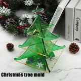 Christmas Tree Snowflake Resin Mold for Jewelry Decoration