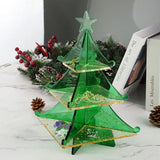 Christmas Tree Snowflake Resin Mold for Jewelry Decoration