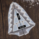 Crystal Epoxy Resin Mold Christmas Tree Storage Box Jewelry Box Silicone Mold