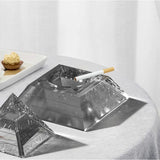 DIY Crystal Epoxy Resin Mold Pyramid Ashtray Silicone Mold