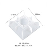 DIY Crystal Epoxy Resin Mold Pyramid Ashtray Silicone Mold