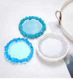 Crystal Cluster Coaster Silicone Mold for Epoxy Resin DIY