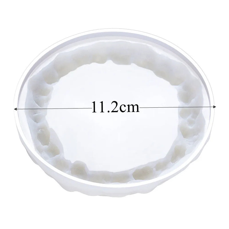 Crystal Cluster Coaster Silicone Mold for Epoxy Resin DIY