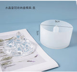 Crystal Crown Storage Box Mold Mirror Silicone Mold