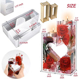 Crystal Epoxy Resin Mold Candle Holder Silicone Mould
