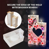 Crystal Epoxy Resin Mold Candle Holder Silicone Mould