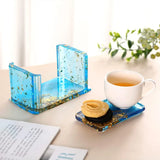 Crystal Epoxy Resin Mold Cup Pad Storage Silicone Mould
