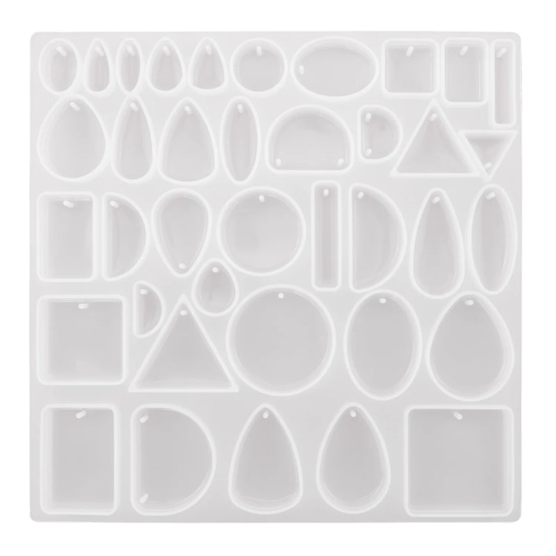 DIY Crystal Epoxy Resin Mold Diamond Jewelry Tools Silicone Moulds