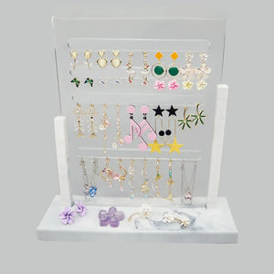 Crystal Epoxy Resin Mold Earrings Rack Silicone Display Stand