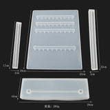 Crystal Epoxy Resin Mold Earrings Rack Silicone Display Stand