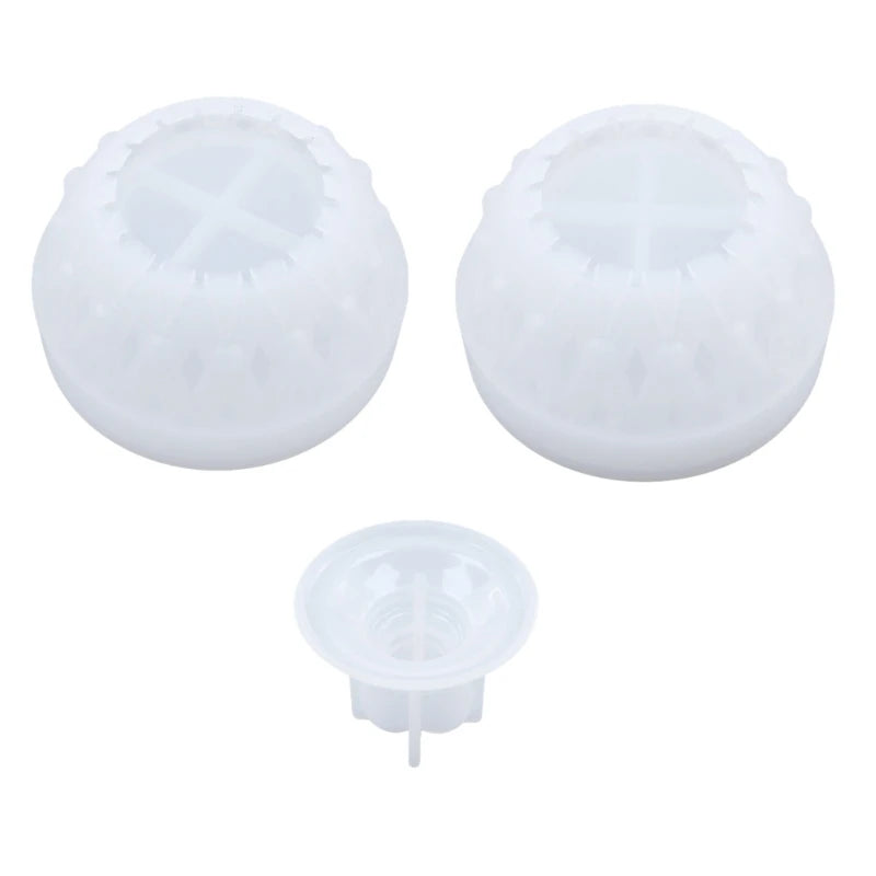 Crystal Epoxy Resin Mold Egg-shaped Storage Box Organizer