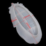 Crystal Epoxy Resin Mold Feather Wing Plate Dish Decoration Silicone Mold