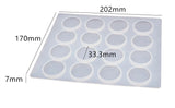 Crystal Epoxy Resin Mold Fire Paint Envelope Sealing Silicone Mould