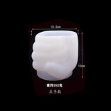 Hand Fist Pen Holder Silicone Mold DIY Crystal Epoxy Resin Flower Vase Storage