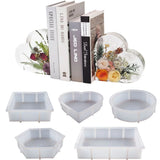 DIY Crystal Epoxy Resin Mold For Crafts Ashtray Geometry Large Cube Specimen