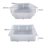 DIY Crystal Epoxy Resin Mold For Crafts Ashtray Geometry Large Cube Specimen