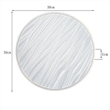 Silicone Mold for Big Wave Tray Coaster Tea Tray DIY Crystal Resin Fruit Tray