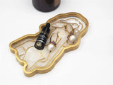 Epoxy Resin Mold Girl Model Abstract Dish Plate Tray