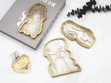 Epoxy Resin Mold Girl Model Abstract Dish Plate Tray
