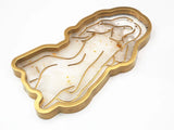 Epoxy Resin Mold Girl Model Abstract Dish Plate Tray