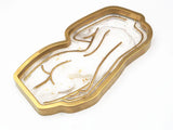 Epoxy Resin Mold Girl Model Abstract Dish Plate Tray