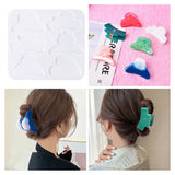 Crystal Epoxy Resin Mold Hairpin Jewelry Ornaments Mirror Silicone Mold