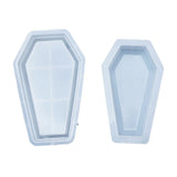 DIY Crystal Epoxy Resin Mold Halloween Coffin Storage Box Mirror Silicone Mould