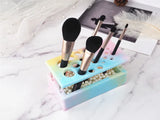 DIY Crystal Epoxy Resin Mold Makeup Case & Brush Insert Mold