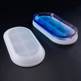 Oval Flat Bottom Dish Silicone Mold for Resin