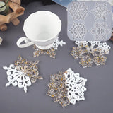 Snowflake Petal Lace Coaster Silicone Mold