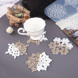 Snowflake Petal Lace Coaster Silicone Mold