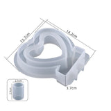 DIY Crystal Epoxy Resin Mold Hexagonal Love Flower Test Tube Silicone Mold
