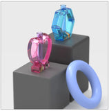 DIY Crystal Epoxy Resin Mold Hexagonal Love Flower Test Tube Silicone Mold