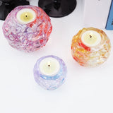 DIY Crystal Epoxy Resin Mold Tealight Candle Holder Silicone Mold